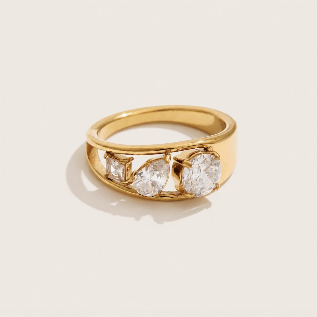 Pavé Line ring