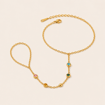 Sunlit Hand Chain armband