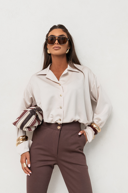 MADDIE Satin Shirt